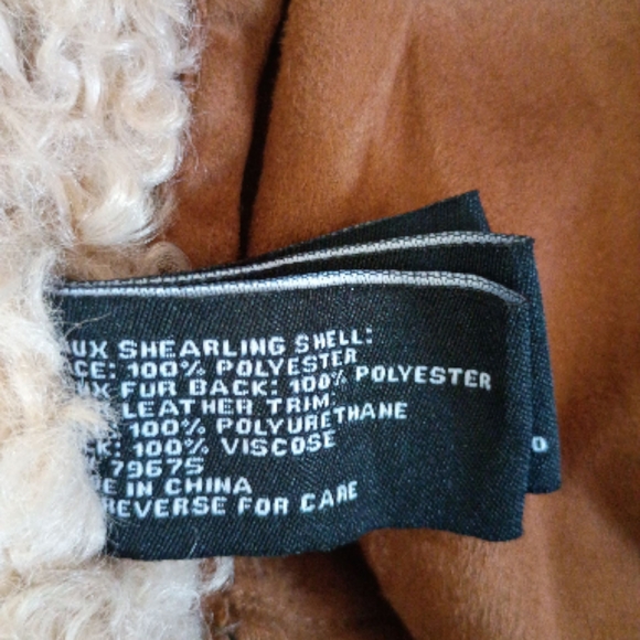 New Michael Kors Faux Fur Utility Jacket - Picture 6 of 7